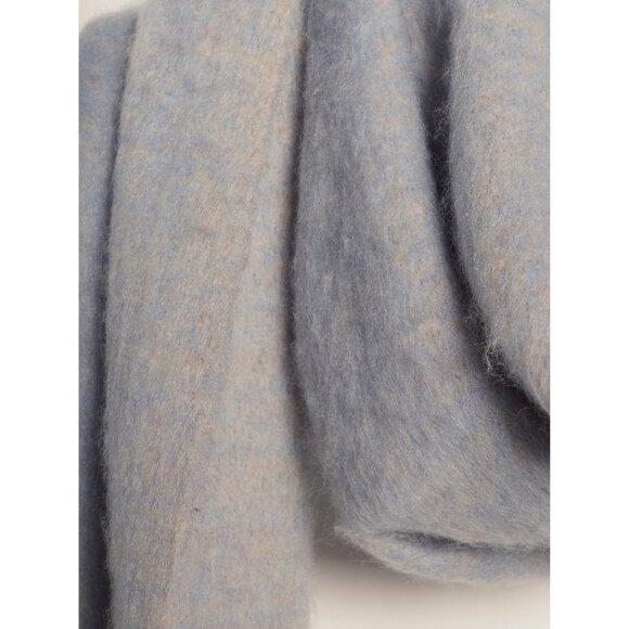 🆕 FREE PEOPLE Winter Chill Blanket Scarf / Blue - Picture 3 of 4